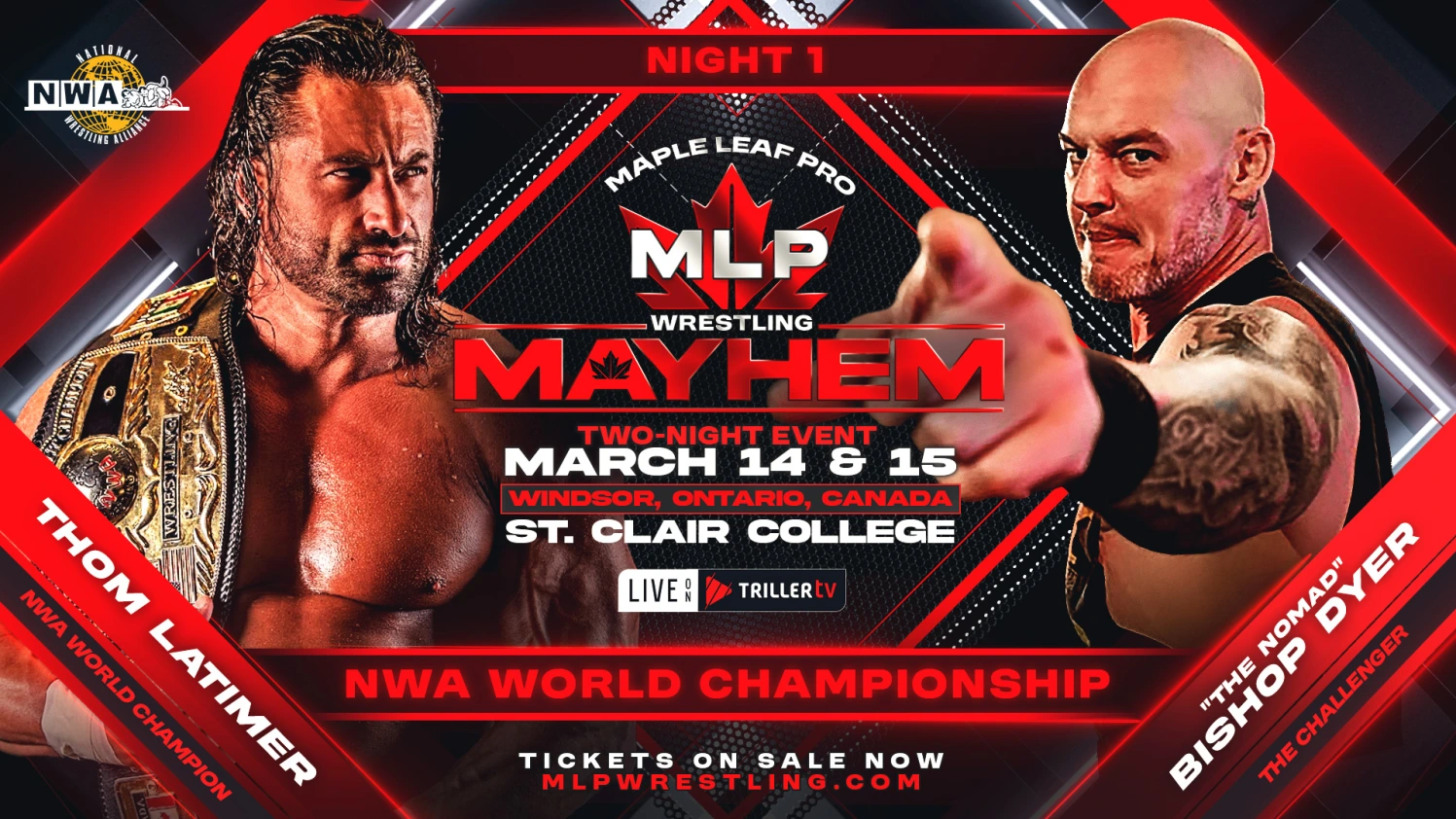 Updated Card For MLP Wrestling Mayhem (3/14/25 & 3/15/25)