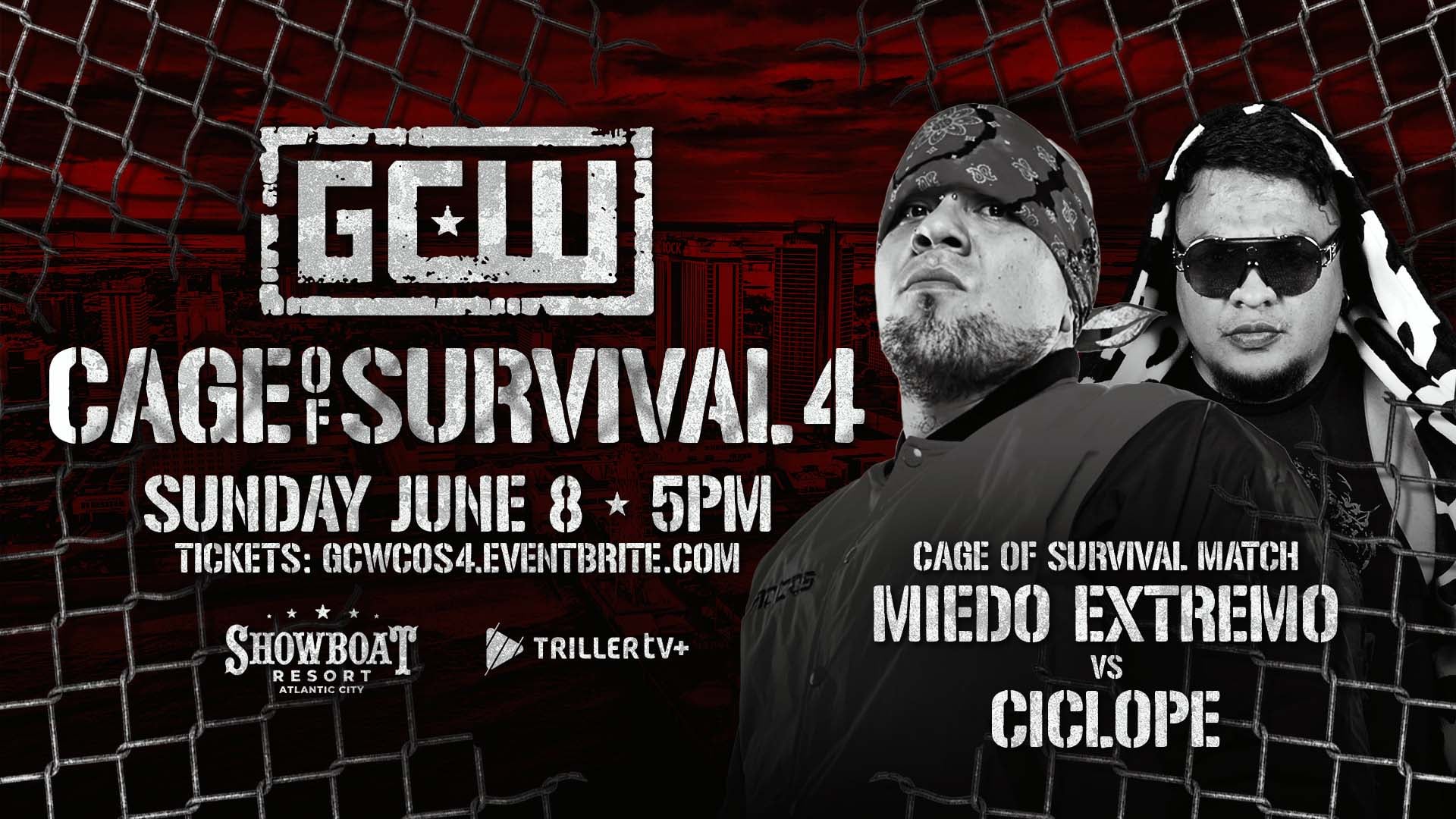 Game Changer Wrestling Cage of Survival 4 Results (6/8/2025)