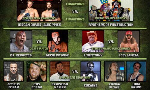 GCW vs. JCW 2-Day War Night 1 Results (8/14/2025)