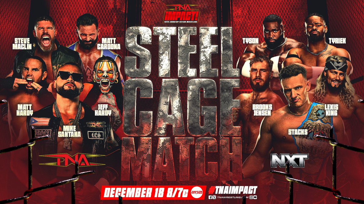 TNA Impact Preview: Steel Cage Warfare and Championship Stakes Close Out the Year