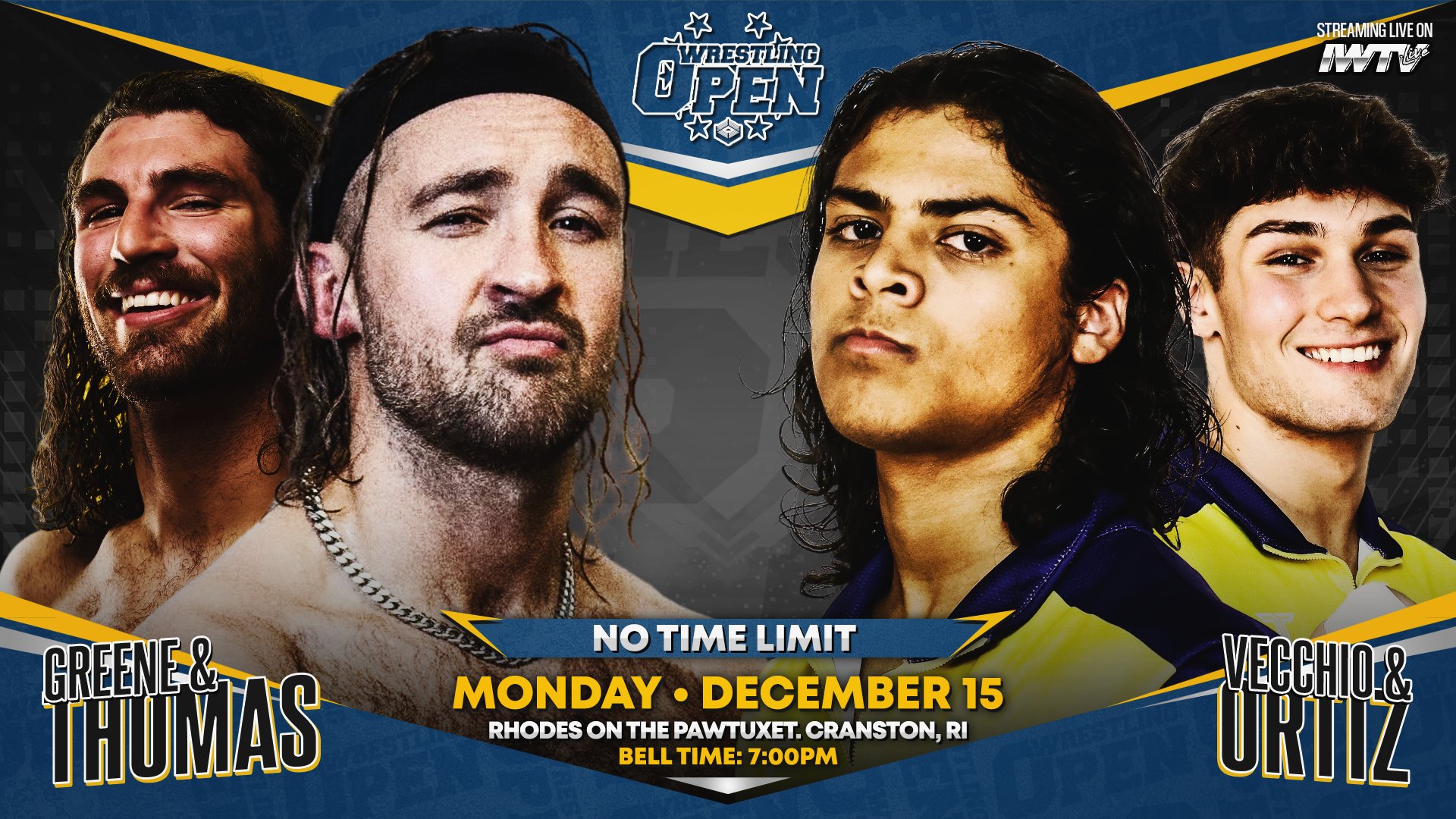 Episode # 35 Wrestling Open RI Results (12/15/2025)