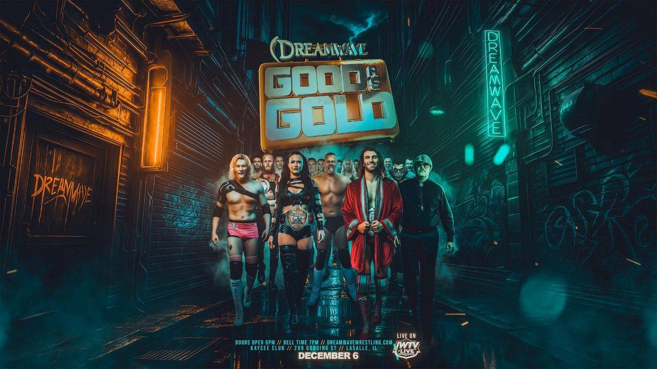 DREAMWAVE Wrestling Good As Gold 2025 Results (12/6/2025)