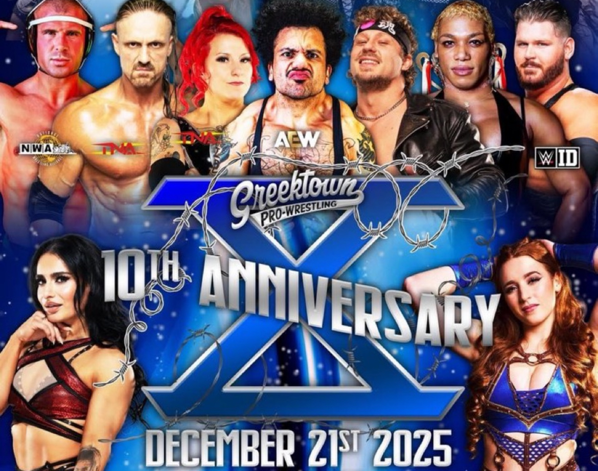 Greektown Pro-Wrestling 10th Anniversary Preview (12/21/2025)