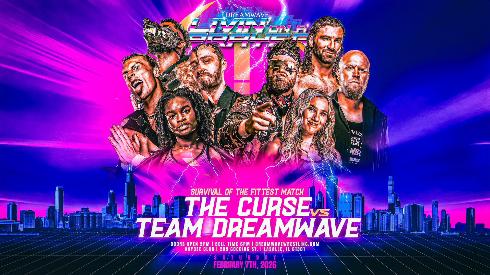 Dreamwave Wrestling: Livin’ On A Prayer Results