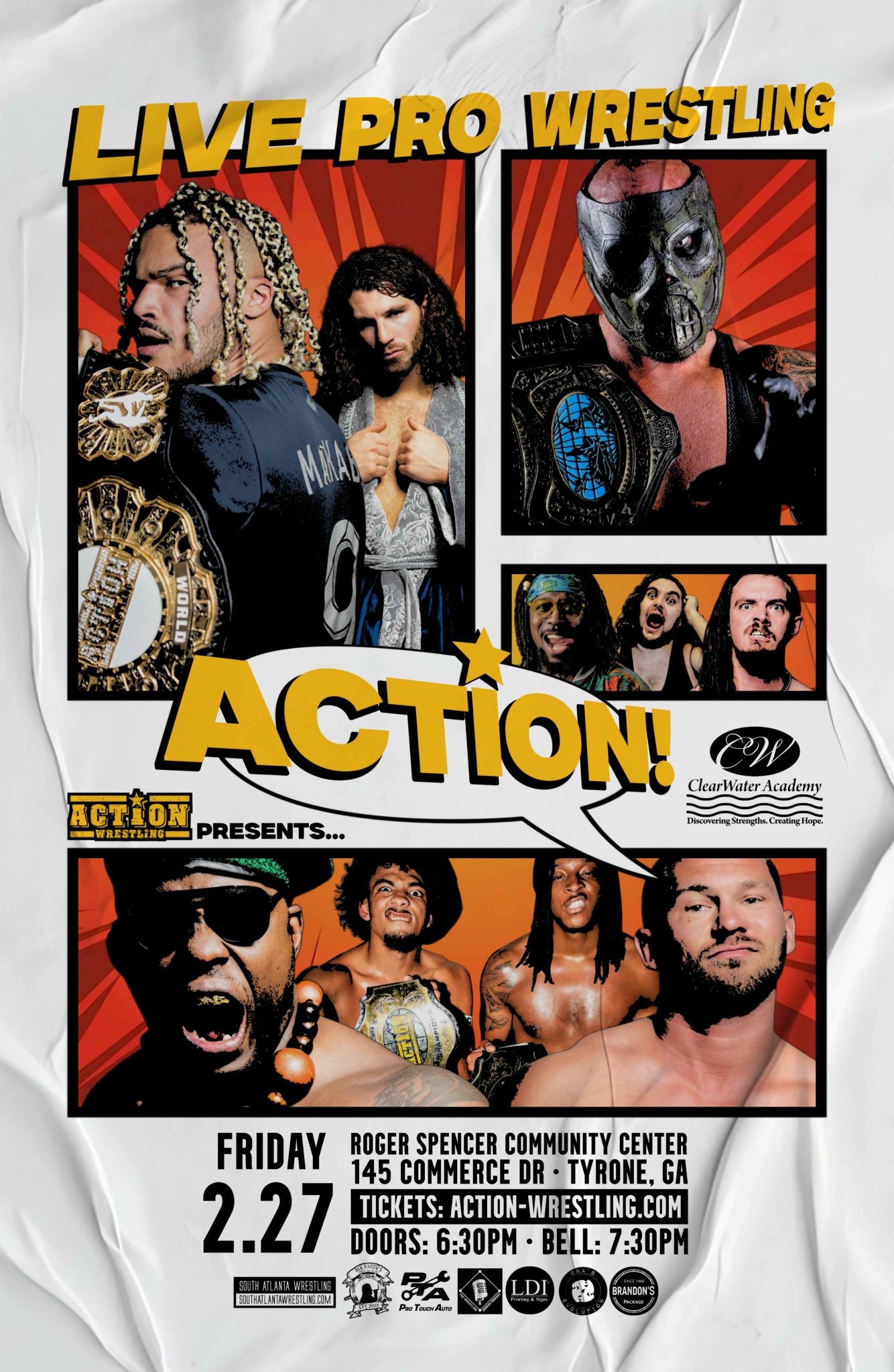 ACTION Wrestling: ACTION Live! Results (2/27/2026)