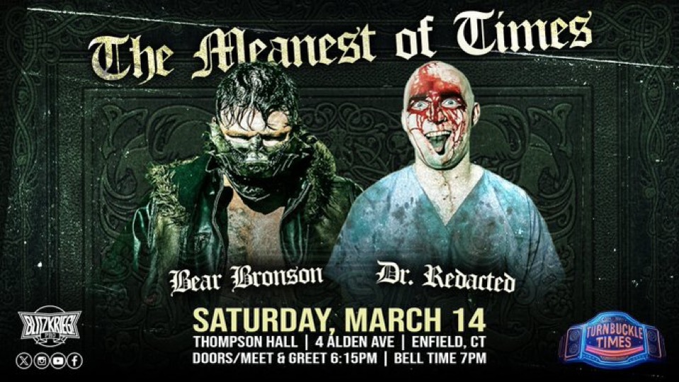 Blitzkreig Pro Wrestling: The Meanest off Times Results