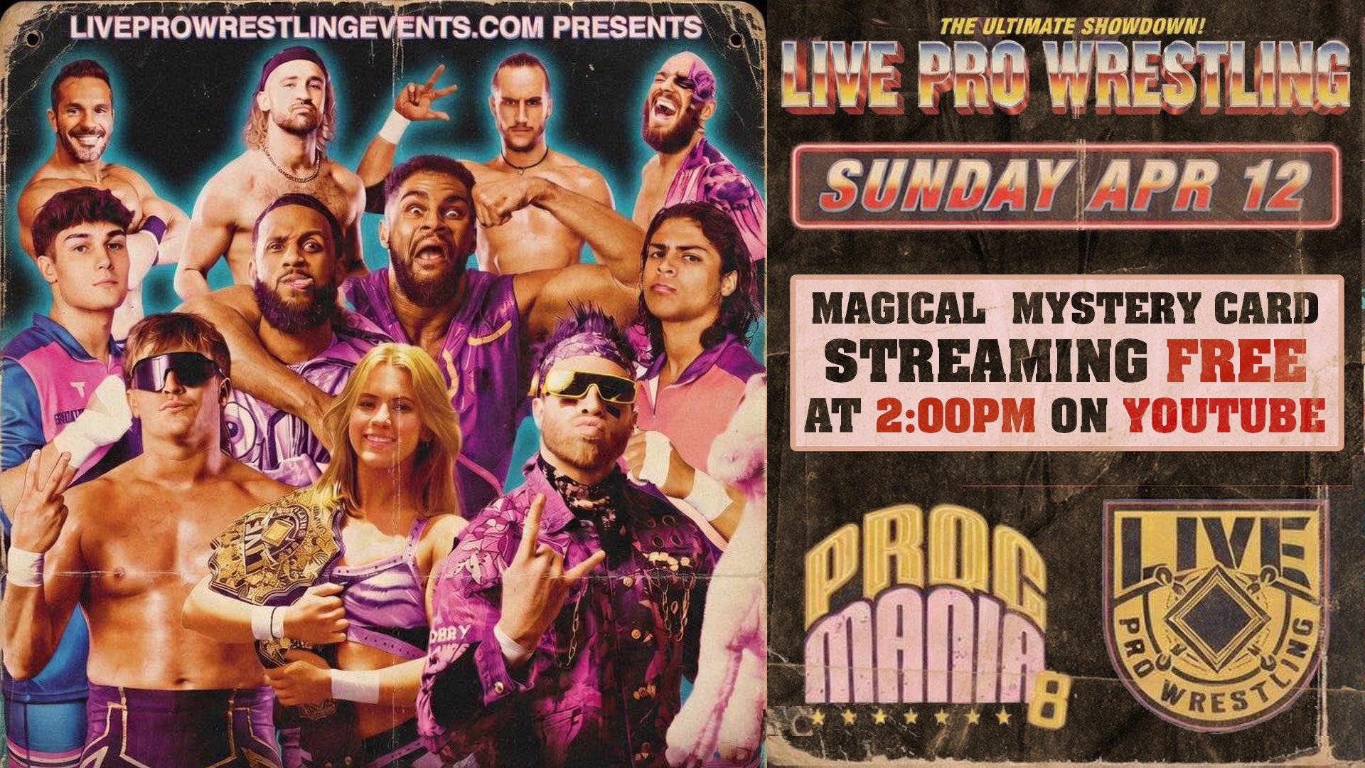 Live Pro Wrestling: ProcMania 8 Results