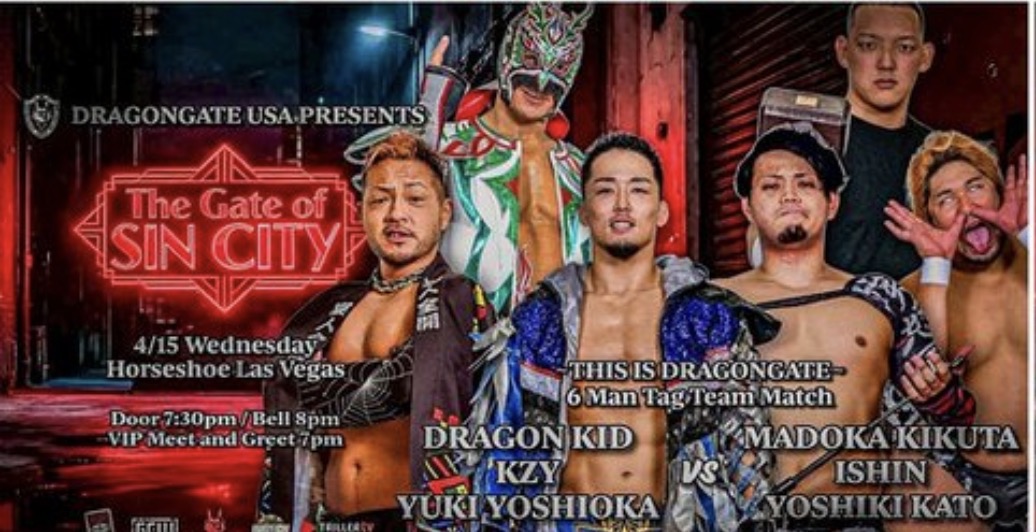 Dragongate USA: The Gate Of Sin City Preview (4/15/2026)