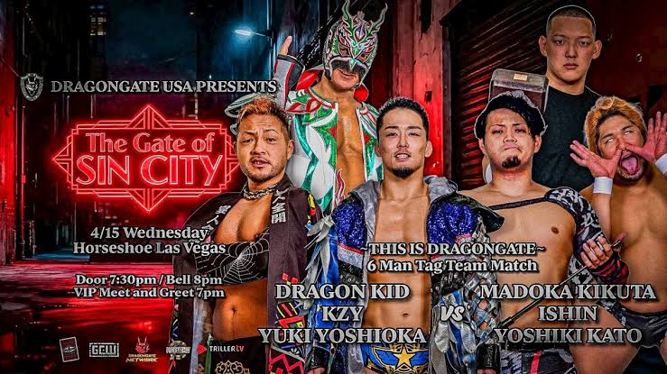 Dragon Gate The Gate Of Sin City Results (April 15th, 2026)