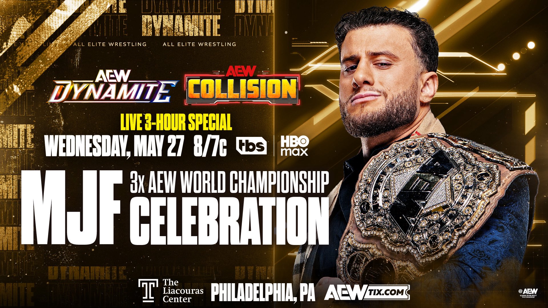 AEW Dynamite Preview Tonight: MJF Celebration, Street Fight Chaos and Owen Hart Tournament Action in Philadelphia
