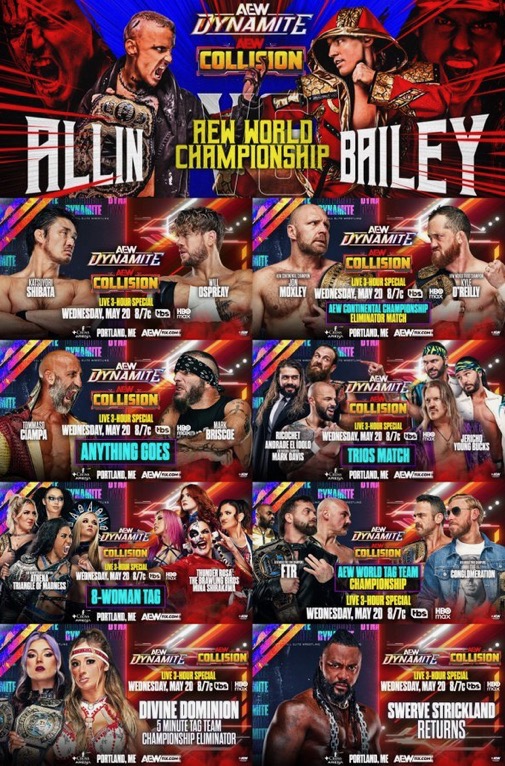 AEW Dynamite/Collision Preview: Darby Allin Faces Another Huge Test Before Double or Nothing