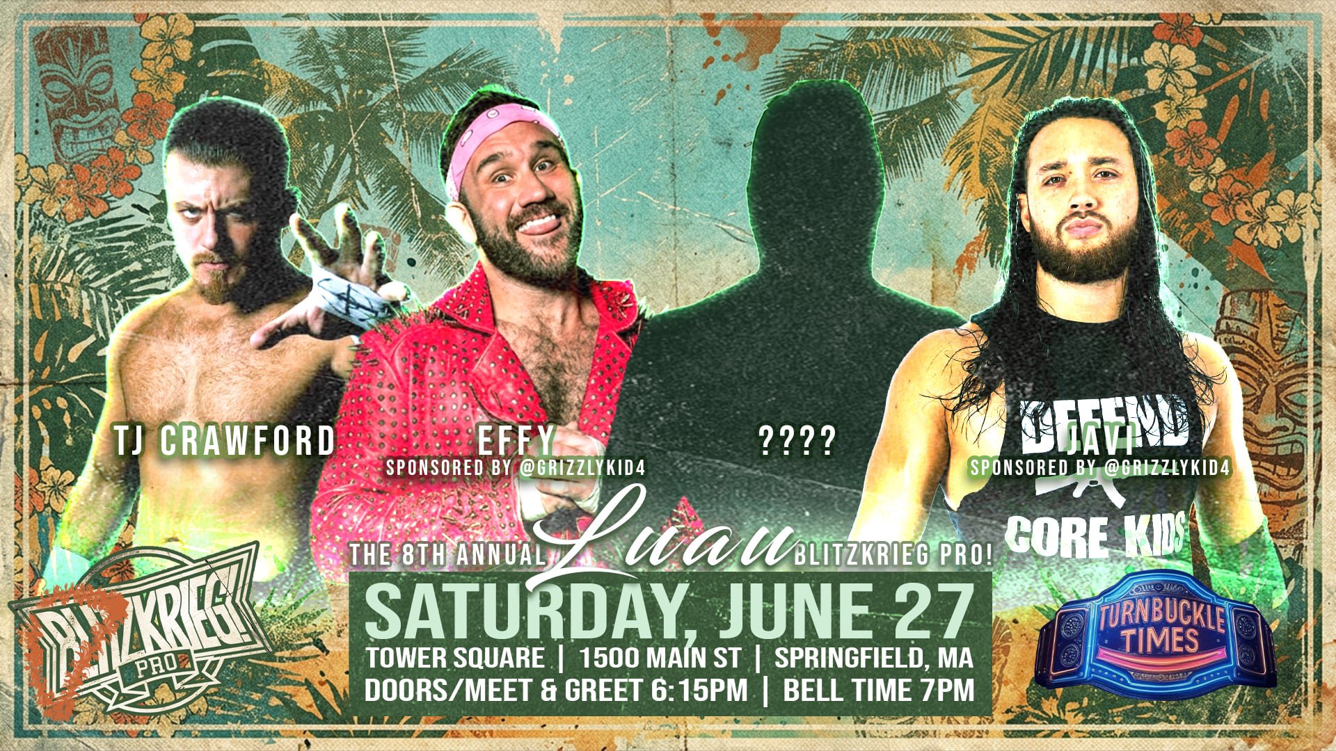 Blitzkreig Pro Wrestling: The 8th Annual Luau Results