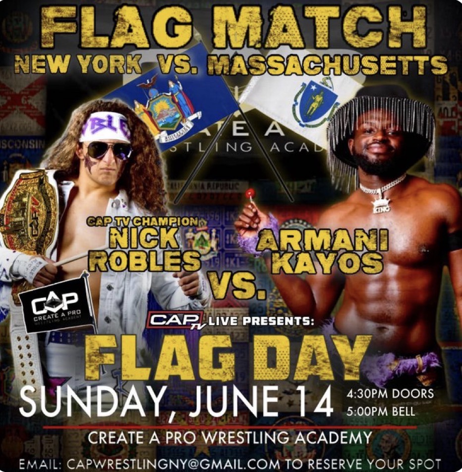 CAP Wrestling’s Flag Day Results 6/14/2026