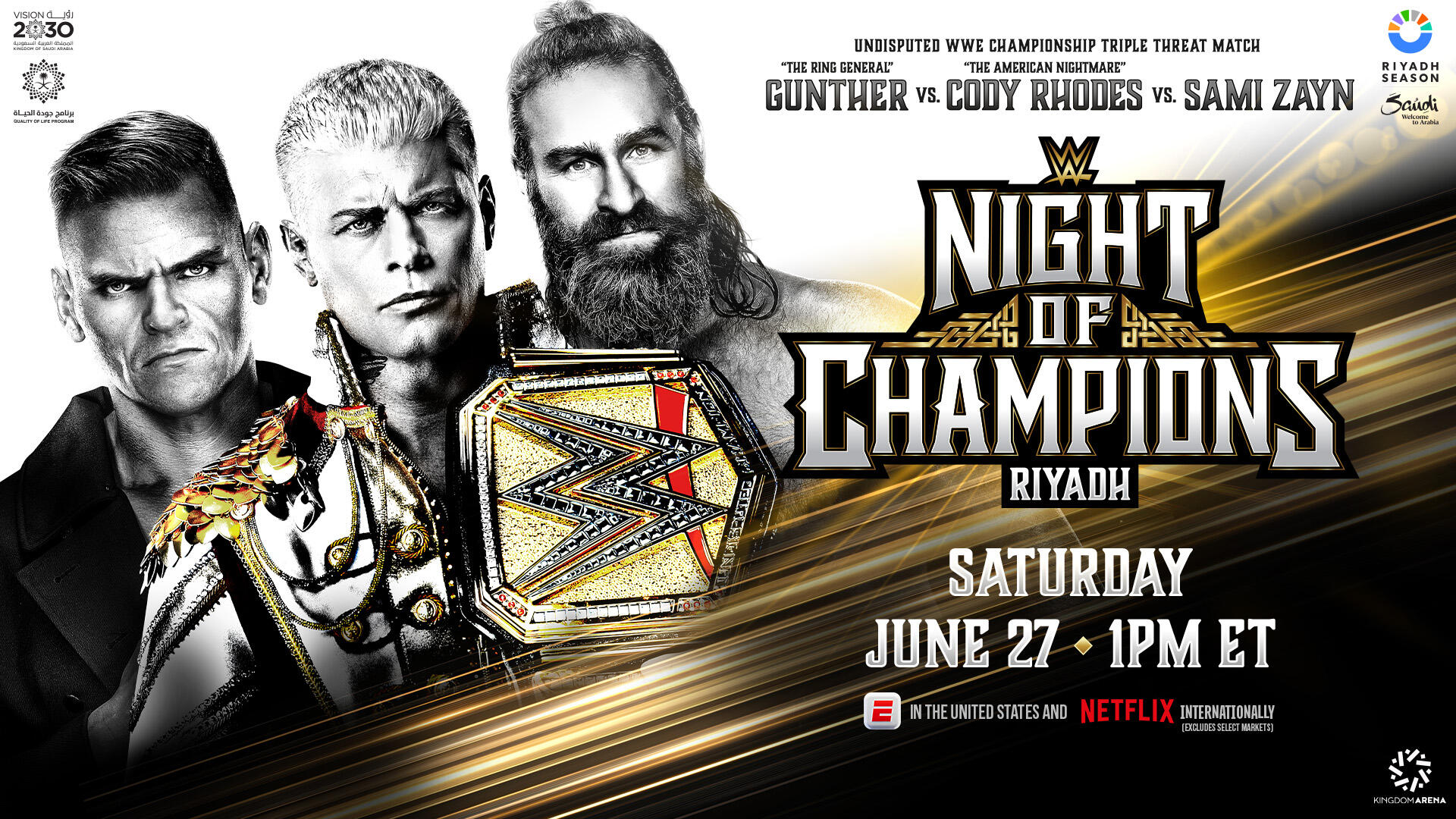 WWE Night Of Champions Results (June 27th, 2026)