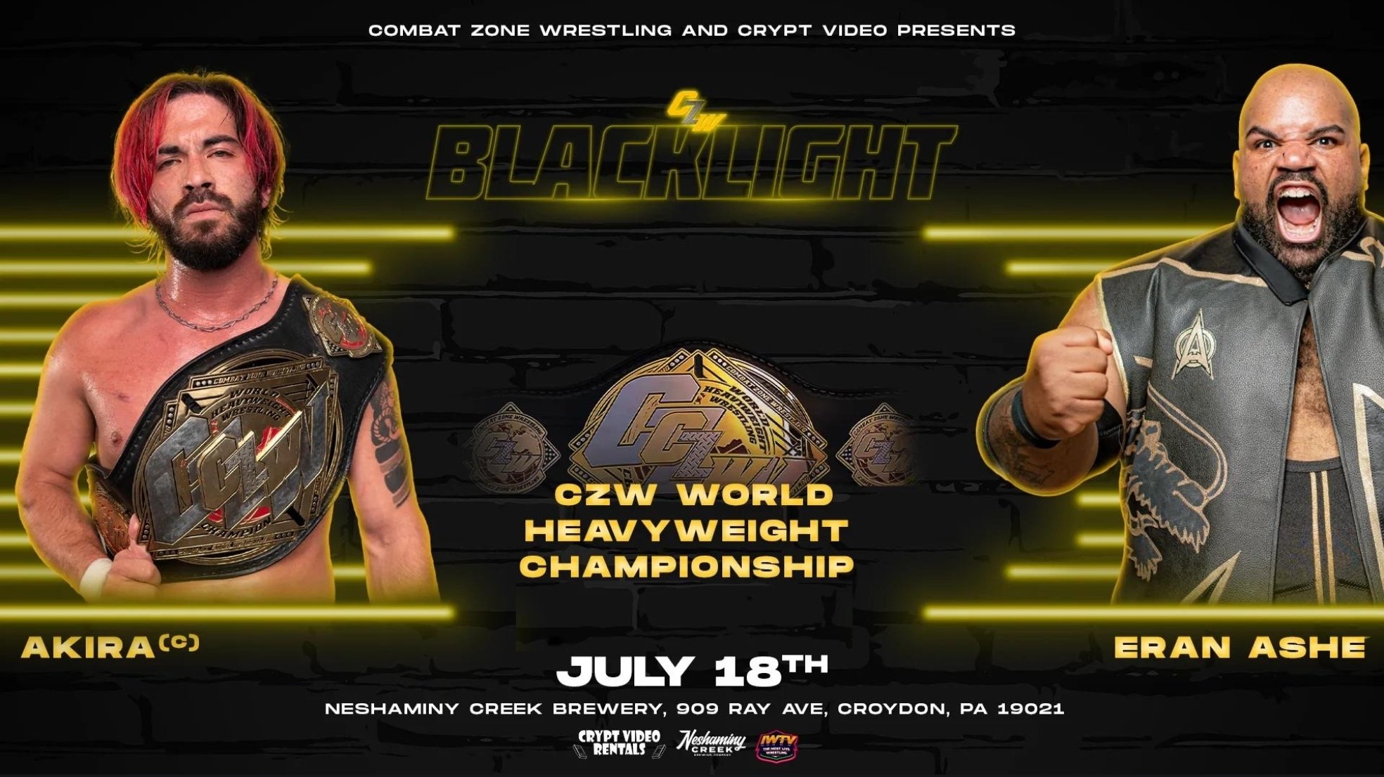 Combat Zone Wrestling CZW Blacklight 6 Results (July 18, 2026)