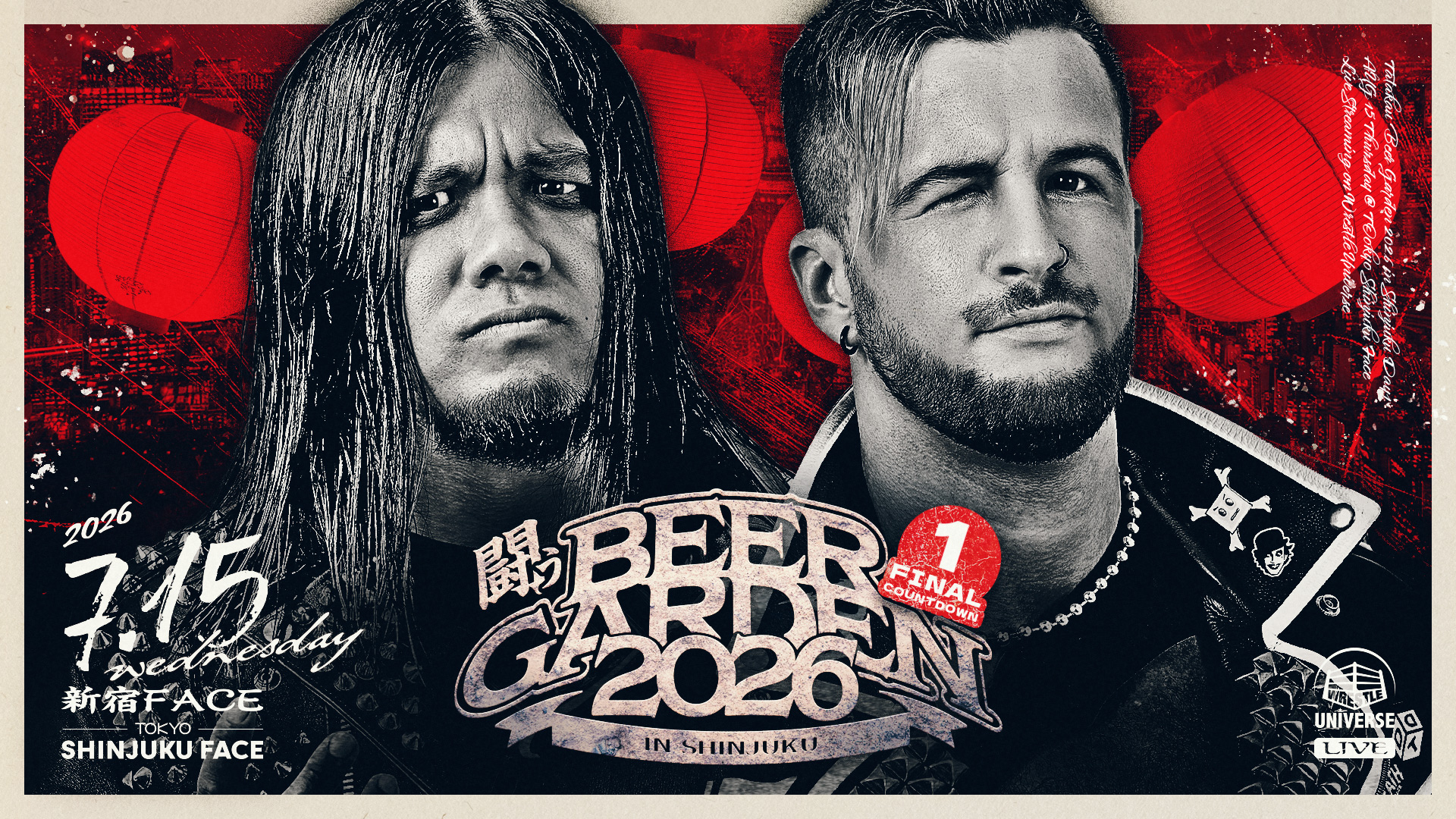DDT Fighting Beer Garden Night 1 Results (July 15th, 2026)