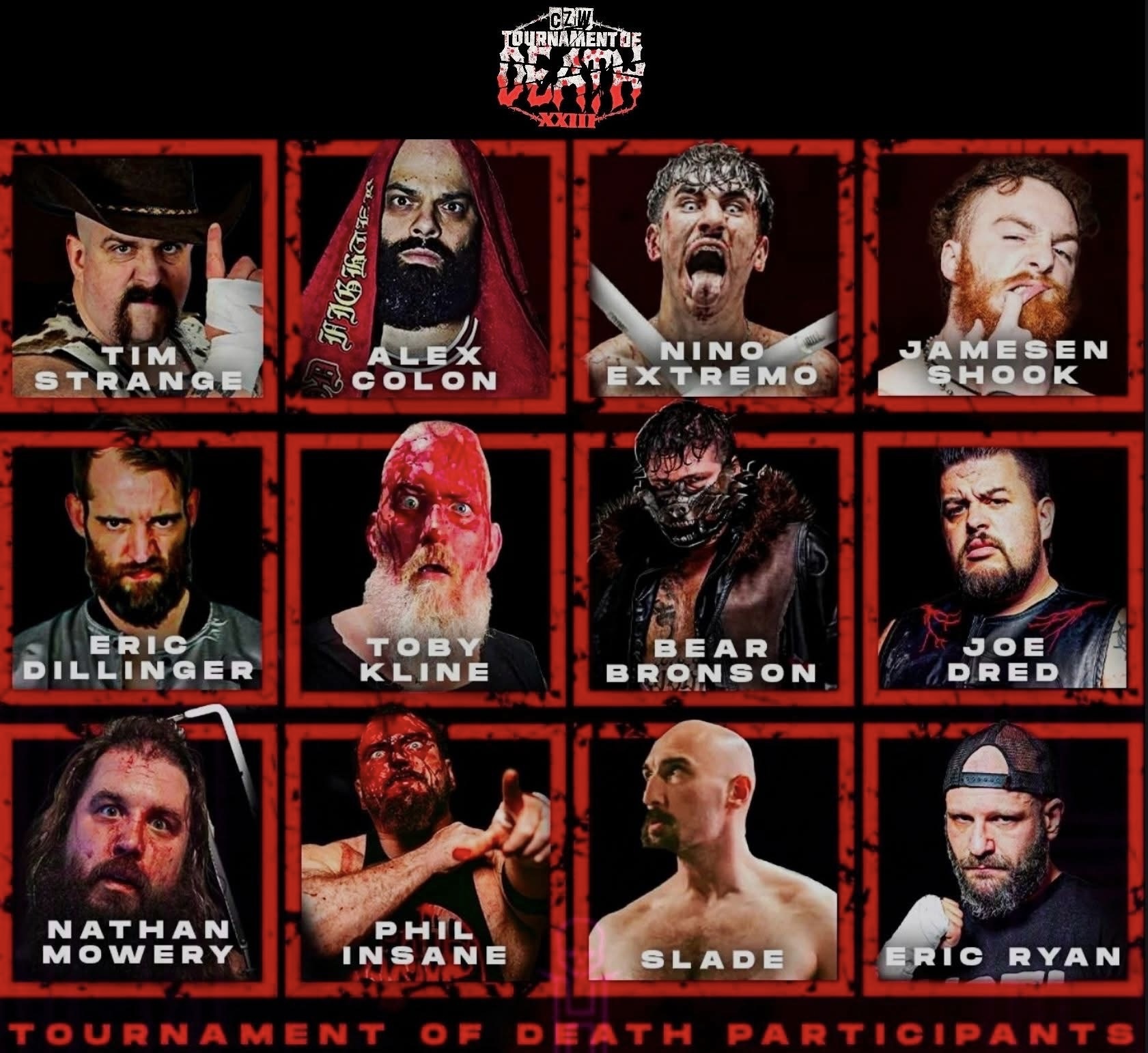 CZW TOD Field Announced