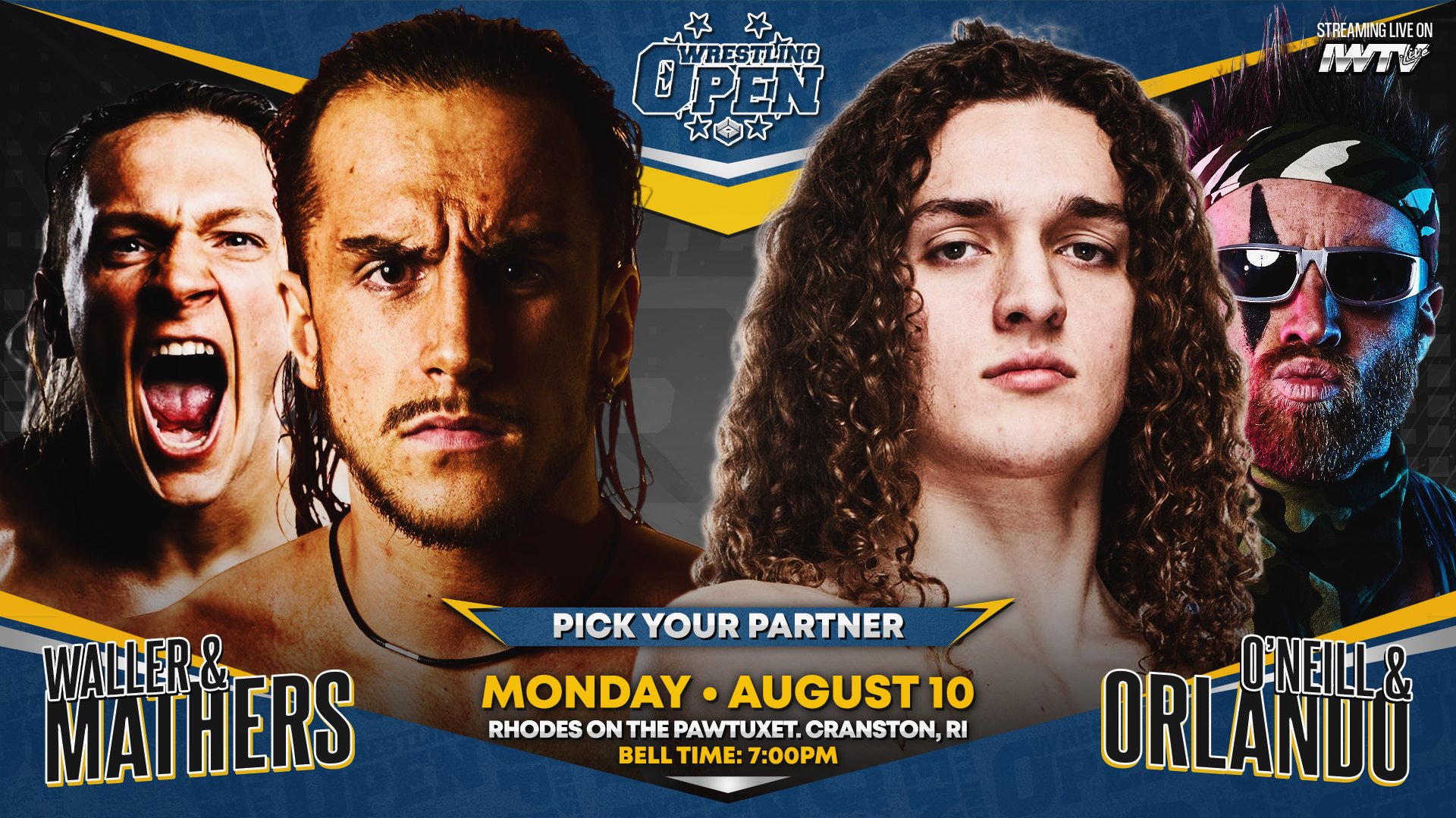 Wrestling Open RI 62nd Episode Results (8/10/2026)