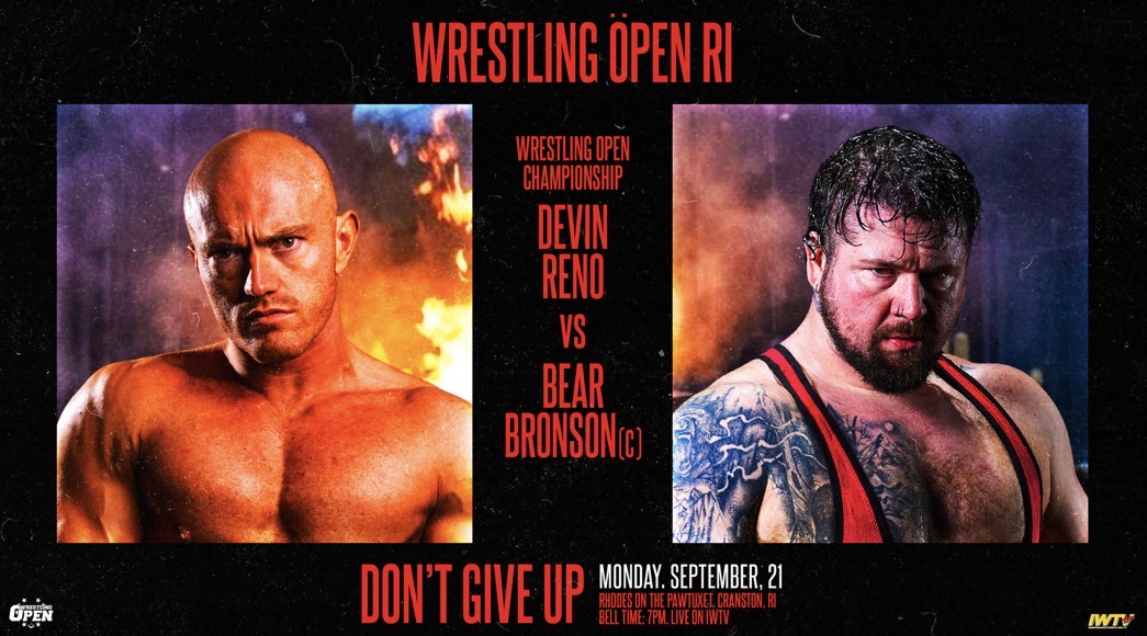 Wrestling Open RI: Don’t Give Up Results